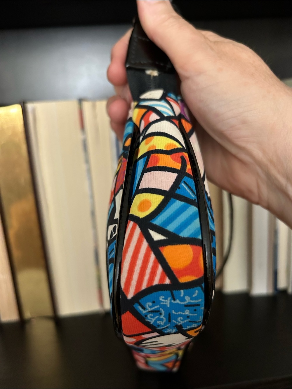 Donald J Pliner x Romero Britto Collaboration Shoulder Bag - Picture 4 of 10